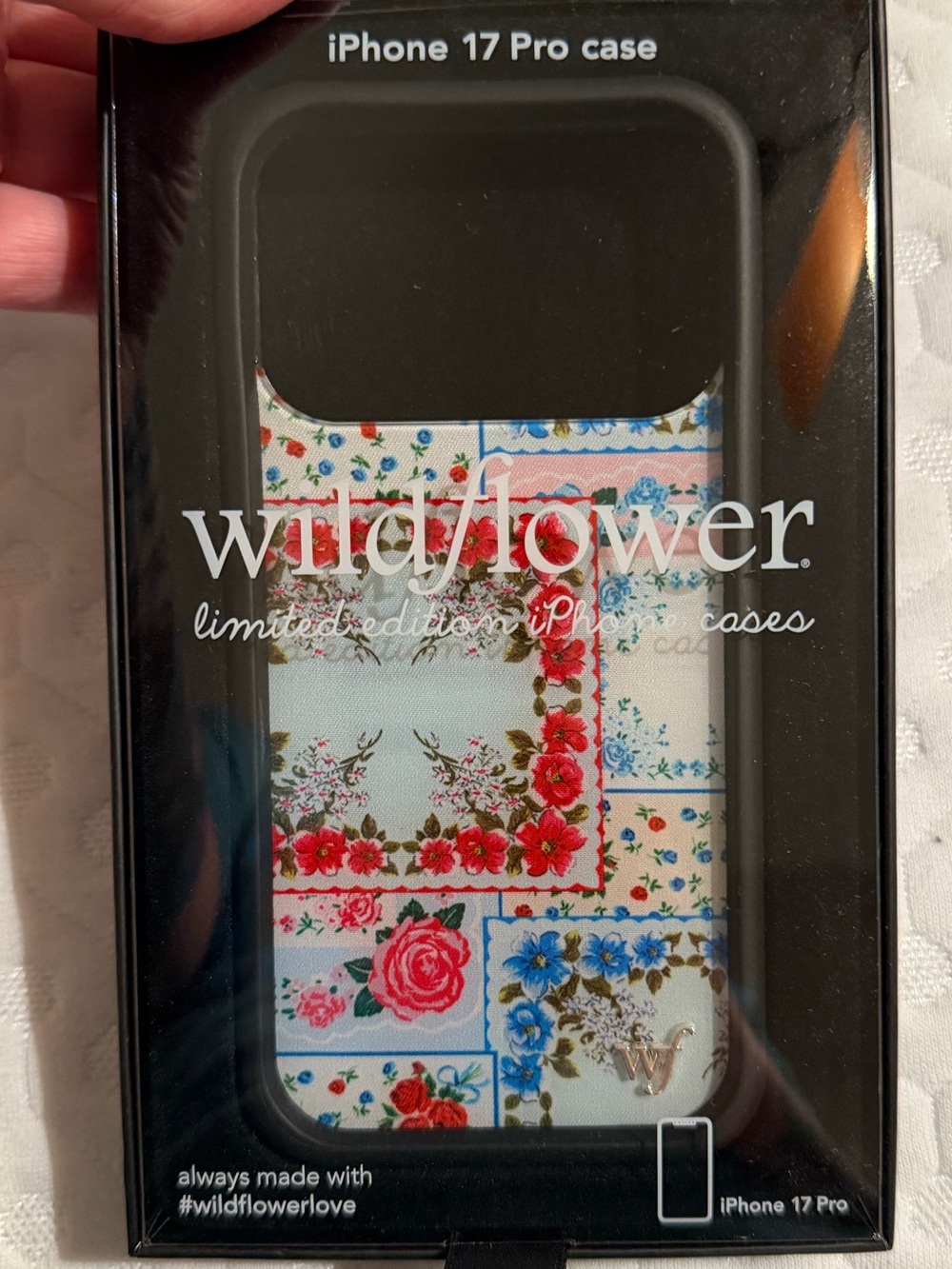 Brand new iPhone 17 Pro wildflower case patchwork